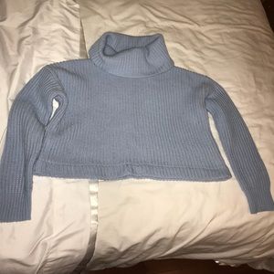 Forever 21 Blue Turtleneck Sweater, Small